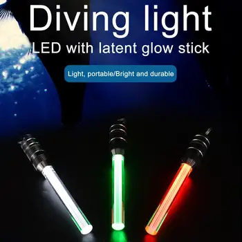 Označenie Blesk, pod vodou Bezpečnostné Signálne Svetlo Vodotesný LED Žiarivky Stick Potápanie Značky Lampa 50 Hodín, Osvetlenie