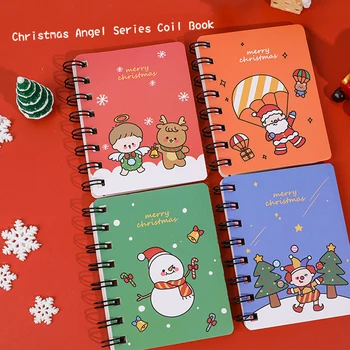 Vianočné Snehuliak Santa Claus Elk Notebook Office Škole Učiť Dodávky Mini Diár