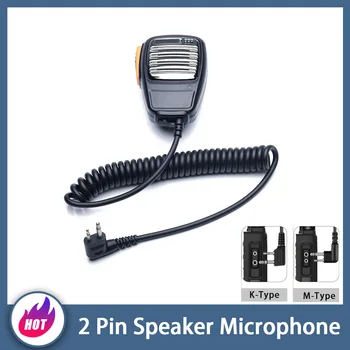 2 Pin Vreckový Reproduktor Mikrofón pre Walkie Talkie Motorola GP300 GP2000 GP88 GP88S GP68 CP040 CP200 P450 CP150 Káblové
