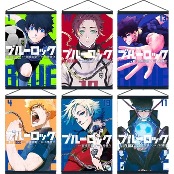 Anime Plagát Blue Lock, Tsurugi, Zantetsu, Isagi, Yoichi, Steny Prejdite, Domáce Dekorácie, 20x30cm