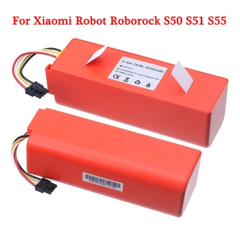 14,8 v V(14,4 V) Li-ion Batéria Vysávač Náhradné Batérie pre Xiao Robot Roborock S50 S51 S55 T6 T61 T65 Náhradné Batérie