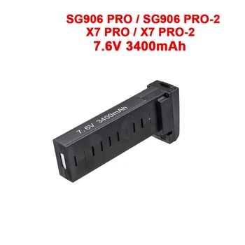 Originálne Batérie pre SG906 Pro 2 Pro2 X7 Pro Drone 7.6 V 3400MAH Lipo batérie, príslušenstvo SG906Pro Hučí Batérie