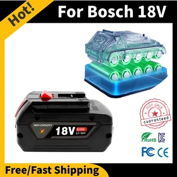 Pôvodný pre Bosch 18V Batérie Prenosné Nahradenie BAT609 Pre BOSCH 18V 6.0/8.0/10Ah Nabíjateľná Lítiová Batéria