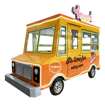 OEM Veľkoobchodné Ceny Obstarávať Ice Cream Mobile Potravín Vozíky Na Predaj Európe Používa Fast Food Nákladných Prívesov Potravín Košíka