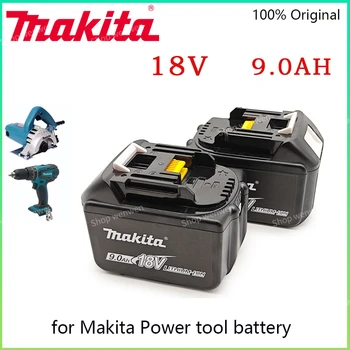 Náhradné Makita 18V 9.0 Ah Batérie BL1830 BL1830B BL1840 BL1840B BL1850 BL1850B Nabíjateľná Batéria Indicateur LED