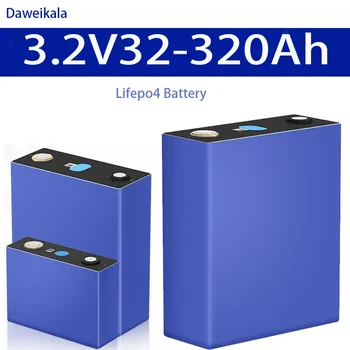 Nové 3.2 V Lifepo4 Batérie 32AH-320AH Nabíjateľná Batéria 12V 24V 48V60V72VDIY Buniek Na Lodi Golf Cart RV S Prípojnice