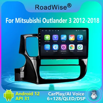 8+256 Android autorádia Carplay Multimediálne Pre Mitsubishi Outlander 3 III LHD GF0W GG0W 2012 - 2018 4G Wifi, GPS, DVD 2 DIN Stereo