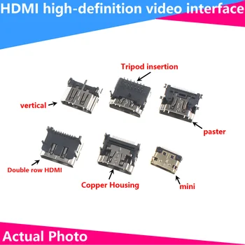 5 ks HDMI 19Pin 20P 20kolíkový Samec Konektor Konektor HDMI Female Male Zásuvka Konektor HDMI Opravu, Výmenu