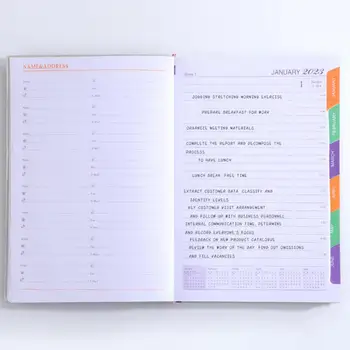 Ľahký Užitočné 2023 Organizátor Diár A5 Notebook Papiernictvo Vestník Kalendár Multi-účel, pre Študentov