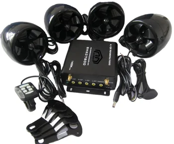 Stereo audio systém s vodotesný reproduktor, funkcia MP3