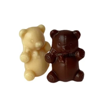 Nové Silikónové Formy 3D Medveďa Sviečka, Takže DIY Domáce Aromaterapia Ornament Jelly Medveď Dekoratívne Sviečky Príslušenstvo