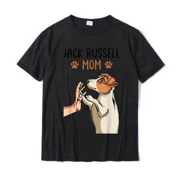 Jack Russell Teriér Mama Roztomilý Pes Mama Vtipné Ženy T-Shirt Potlačené Tričká, Blúzky, Šaty, Oblečenie Vzor Camisetas Voľný Čas
