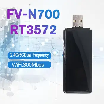Bezdrôtové pripojenie USB (Universal 300Mbps Smart TV Wifi Opakovač Adaptér FV-N700 RT3572 2.4 G/5G Dual Band Network Karta Pre Samsung TV