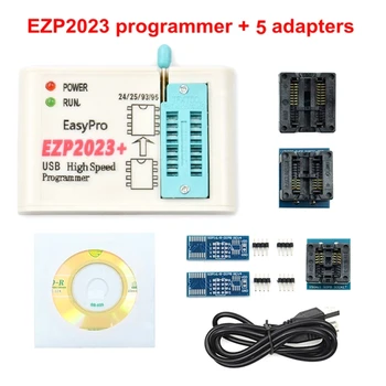 EZP2023 vysokorýchlostné SPI FLASH Programátor EZP2023 Príslušenstvo Diely Podporu 24/25/93/95 EEPROM Bios 25T80 Pálenie Kópiu Offline