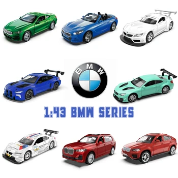 MSZ 1:43 BMW M850I Z4 M3 X7 X6 Zber Racing Zliatiny Model Auta, detské autíčka Odlievanie stiahnuť späť Funkciu Úrovni Kolekcie