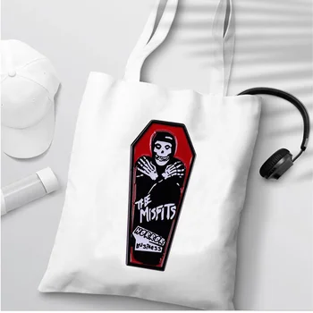 Lebka Misfits nákupní taška shopper eco bavlna bolsas de tela bolso bolsa taška shoping bolsas ecologicas sacolas