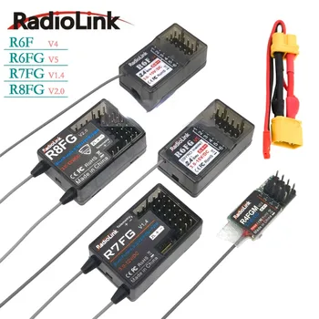 Radiolink 2,4 GHz, 6CH Prijímač Gyro vo Vnútri pre RC4GS/R6FG V5 Vysielač R7FG V1.4 R6F V4 R4FMG V2.0 R8FG 7 Kanálov RCC6GS V3