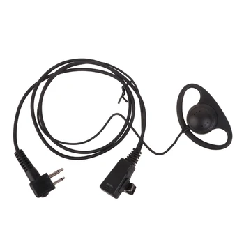 Walkie Talkie Slúchadlo s Mikrofónom 2 Pin Akustické Trubice Headset pre CLS1110 CLS1410 CP185 CP200 CP200d GP300