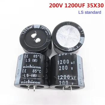 （1PCS）200V1200UF 35X30 Nishicon elektrolytický kondenzátor 1200UF 200V 35 * 30