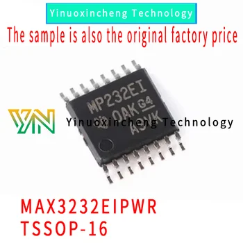 10PCS/VEĽA Pôvodné originálne MAX3232EIPWR TSSOP-16 RS-232 linky vodiča/prijímač IC čip