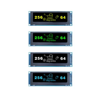 3.12 palcový OLED Displej Modul, 256x64 , 7 pin SPI Rozhranie, SSD1322 Sériové Displej