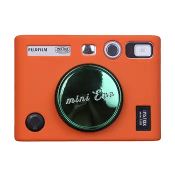 1Piece Kamery Príslušenstvo pre Fujifilm Instax Mini EVO Prípade Silikónový Ochranný Vak (Čierna/Oranžová/Zelená/Modrá/Biela)