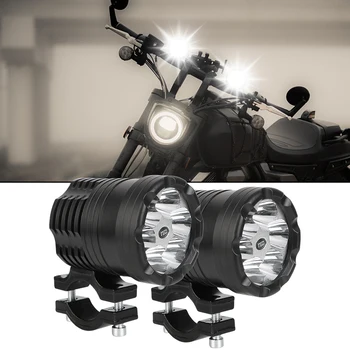 12-80V Motocykel Reflektor LED Nákladných Prívesov Svetlá do Hmly Lamp 30W 6500K Elektrický Bicykel Svetlometu Nečistoty Pit Bike ATV Príslušenstvo