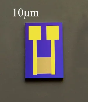 10 mikrónov kremíka založené interdigital elektródy Kondenzátora pole plyn vlhkosť biosensor čip MEMS1. Rozmery: 4 mm*7mm* 0.52 mm.2,