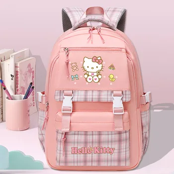 Hello Kitty školské tašky pre základné školy dievčatá, tretí až šiesty stupeň junior high school študenti, ľahký batoh prehoz