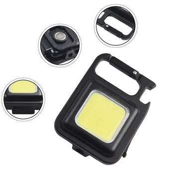 Mini LED Baterka Prenosné Pracovné Svetlo Vrecká Keychains Pochodeň USB Nabíjateľné Pre Outdoor Camping Malé Svetlá Vývrtka