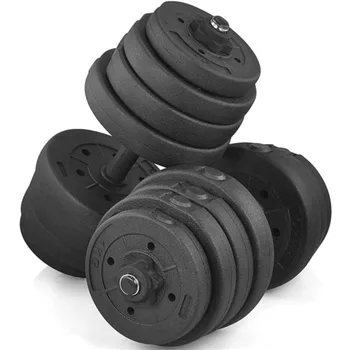 66 lb. Nastaviteľné Činky pre silový Tréning, Black fitness cvičenie vybavenie nastaviteľné činka