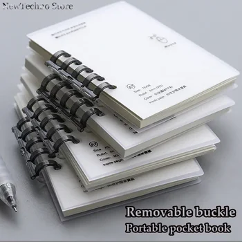 A7 Mini Notebook, Vreckový Knihy, Prenosné High Krásy Poznámkový Blok Malý Prenosný Notebook Loose Leaf Vymeniteľné Pracky