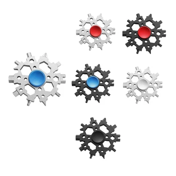 22-V-1 Snowflake Multitool Uhlíkovej Ocele Snowflake Štandardné Multitool, Snowflake Kľúča Darčeky Pre Mužov