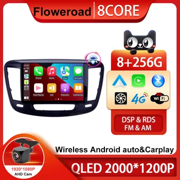 Android 13 256G Pre Chrysler 200 200C 200S 2015 - 2019 Auto Rádio Multimediálny Prehrávač Videa Navigáciu Stereo Podpora 4G 5G WIFI