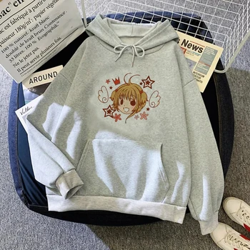 Cardcaptor Sakura hoodies ženy Kawaii gotický Fleece anime hoddies tepláková súprava žena 90. rokov oblečenie