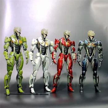 Kaiyodo Jamaguči Štýl 140 EX Metal Gear Raiden RAIDEN Biela Obmedzené / Stredovekých Pohyblivé Ruky Šitie Model Ornament