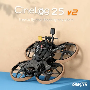 GEPRC Cinelog25 V2 Analógový Quadcopter 2,5 Palca FPV Drone s Caddx Ratel2 Integrovať Vnútorné Vonkajšie Lietanie Altralight do 250g